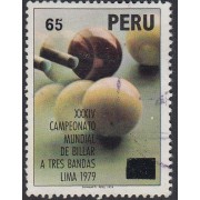 Perú 691D 1980 XXXIV Campeonato mundial de billar a tres bandas Lima MH Perú 691D 1980 XXXIV Campeonato mundial de billar a tres bandas Lima MH