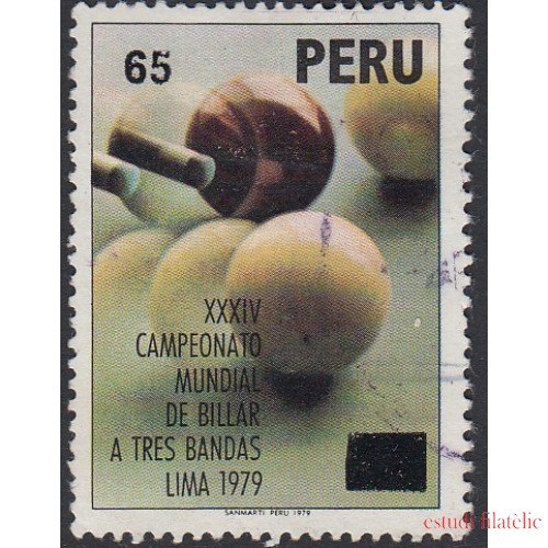 Perú 691D 1980 XXXIV Campeonato mundial de billar a tres bandas Lima MH