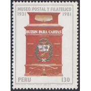 Perú 699 1981 50 Aniversario de la fundación del Museo Filatélico MNH 