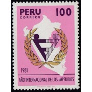 Perú 703 1981 Año internacional de lo impedidos MNH 
