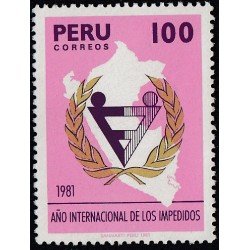 Perú 703 1981 Año internacional de lo impedidos MH Perú 703 1981 Año internacional de lo impedidos MH