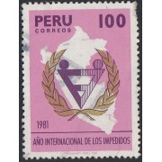 Perú 703 1981 Año internacional de lo impedidos Usado 
