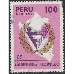 Perú 703 1981 Año internacional de lo impedidos Usado Perú 703 1981 Año internacional de lo impedidos Usado