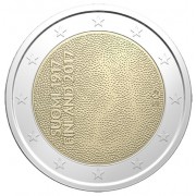 Finlandia 2017 2 € euros conmemorativos 100 Av. Independencia 
