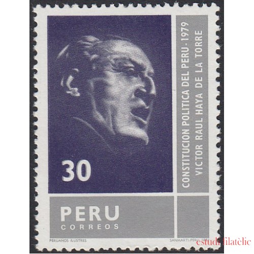 Perú 704 1981 Victor Raúl Haya de la Torre MNH
