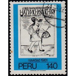 Perú 708 1981 Navidad Usado Perú 708 1981 Navidad Usado