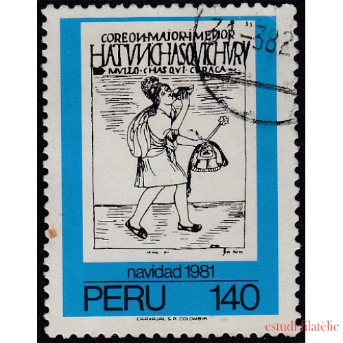 Perú 708 1981 Navidad Usado