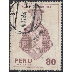 Perú 725 1982 Huaco Cultura Inca Usado Perú 725 1982 Huaco Cultura Inca Usado