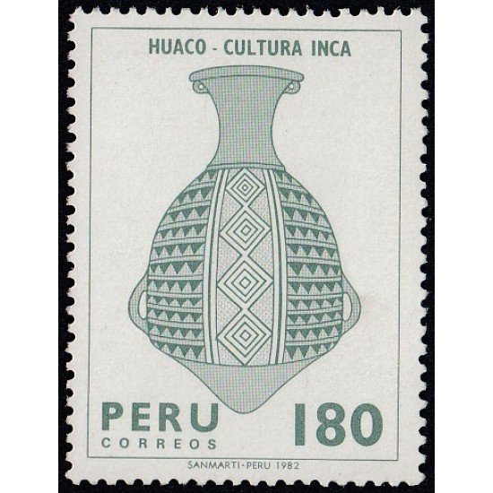 Perú 727 1982 Huaco Cultura Inca MNH Perú 727 1982 Huaco Cultura Inca MNH