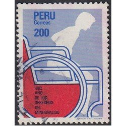 Perú 733 1982 Años de lo derechos del minusválido Usado