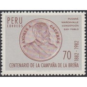Perú 734 1982 Centenario de la campaña de la Breña MNH