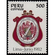 Perú 736 1982 XVI Congreso internacional del Notariado Latino MNH