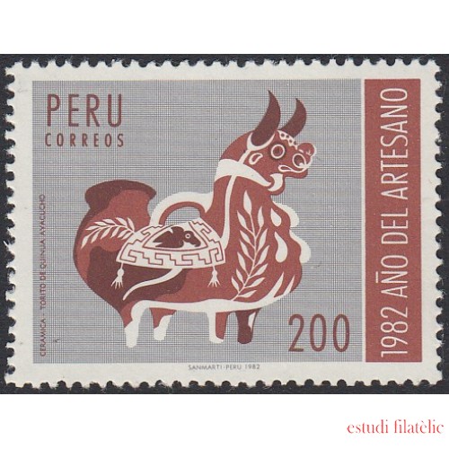 Perú 737 1982 Año del artesano MNH