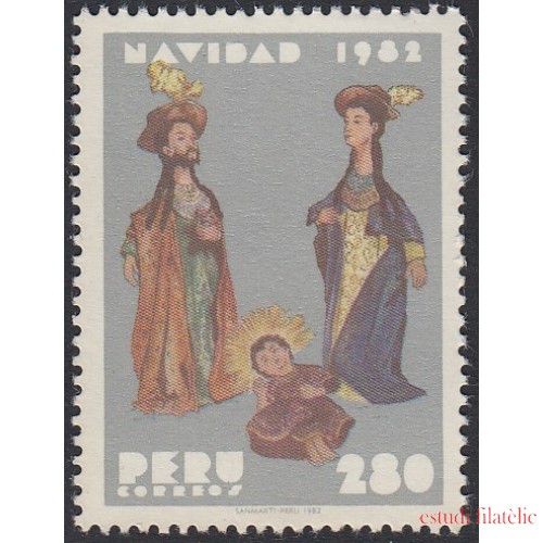 Perú 740 1982 Navidad Cristhmas  MNH 