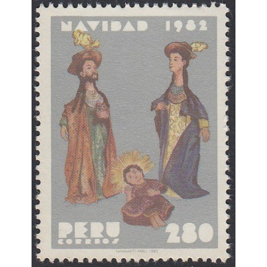 Perú 740 1982 Navidad Cristhmas MNH Perú 740 1982 Navidad Cristhmas MNH
