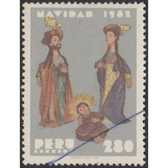 Perú 740 1982 Navidad Usado Perú 740 1982 Navidad Usado
