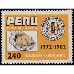 Perú 741 1982 Cuna de la papa, investigación y adiestramiento MNH