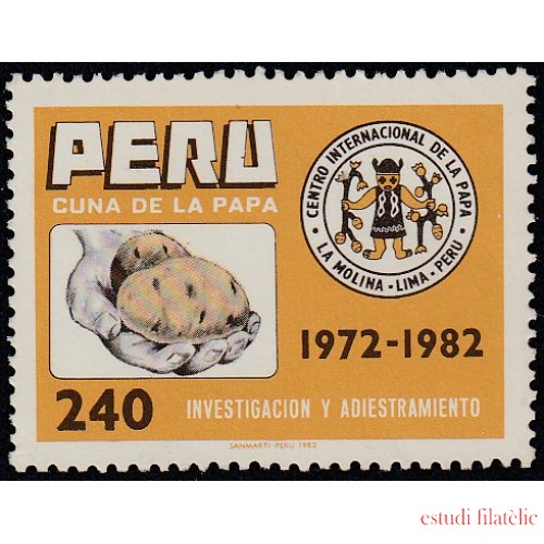 Perú 741 1982 Cuna de la papa, investigación y adiestramiento MNH