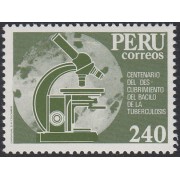 Perú 743 1982 Centenario del descubrimiento del Bacilo de la tuberculosis MNH