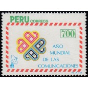 Perú 767 1984 Año mundial de las comunicaciones MNH