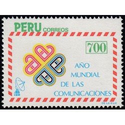 Perú 767 1984 Año mundial de las comunicaciones MNH Perú 767 1984 Año mundial de las comunicaciones MNH