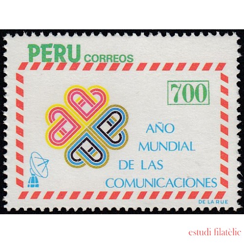 Perú 767 1984 Año mundial de las comunicaciones MNH