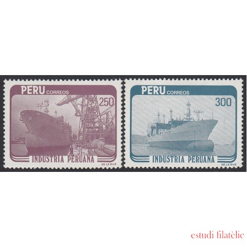 Perú 769/70 1984 Industria Peruana MNH