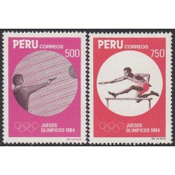 Perú 772/73 1984 Juegos Olímpicos MNH Perú 772/73 1984 Juegos Olímpicos MNH