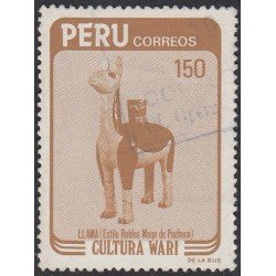 Perú 776 1984 Cultura Wari Llama Usado Perú 776 1984 Cultura Wari Llama Usado