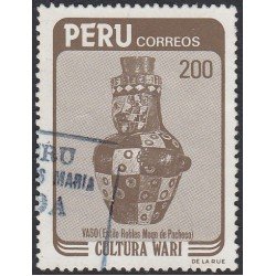 Perú 777 1984 Cultura Wari Vaso Usado Perú 777 1984 Cultura Wari Vaso Usado