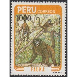 Perú 780 1984 Fauna mono monkey MNH Perú 780 1984 Fauna mono monkey MNH