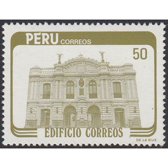 Perú 782 1984 Edificio Correos MNH Perú 782 1984 Edificio Correos MNH