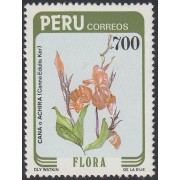 Perú 783 1984 Flora Cana o Achira MNH