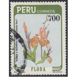 Perú 783 1984 Flora Cana o Achira Usado Perú 783 1984 Flora Cana o Achira Usado