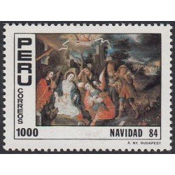 Perú 791 1984 Navidad cristhmas MNH Perú 791 1984 Navidad cristhmas MNH