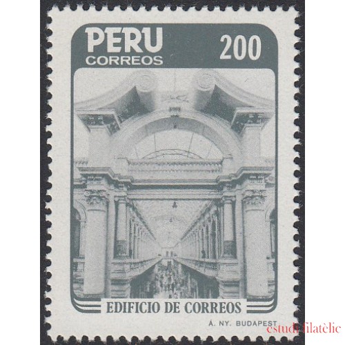 Perú 806 1985 Historia de las comunicaciones Edificio Postal MNH