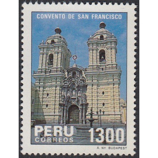 Perú 811 1985 Convento de San Francisco MH Perú 811 1985 Convento de San Francisco MH