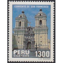 Perú 811 1985 Convento de San Francisco MNH Perú 811 1985 Convento de San Francisco MNH