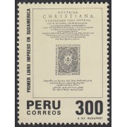 Perú 812 1985 Primer libro impreso en Sudamérica MH 