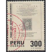 Perú 812 1985 Primer libro impreso en Sudamérica Usado 