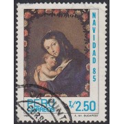 Perú 815 1985 Navidad  La virgen y el niño cristhamas Usado