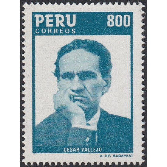 Perú 818 1986 Cesar Vallejo MNH Perú 818 1986 Cesar Vallejo MNH