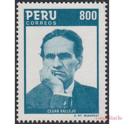 Perú 818 1986 Cesar Vallejo Usado