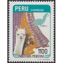 Perú 823 1986 Industria Peruana fauna Alpaga MNH Perú 823 1986 Industria Peruana fauna Alpaga MNH