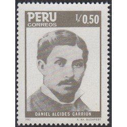 Perú 826 1986 Daniel Alcides Carrión MNH Perú 826 1986 Daniel Alcides Carrión MNH