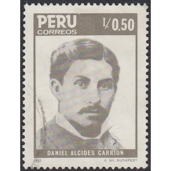 Perú 826 1986 Daniel Alcides Carrión Usado Perú 826 1986 Daniel Alcides Carrión Usado