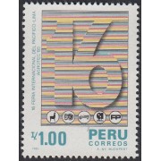 Perú 827 1986 Feria Internacional del Pacífico- Lima Agrotec MNH