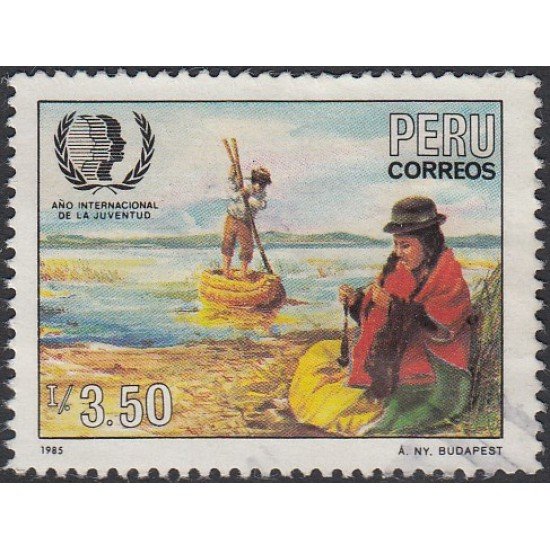 Perú 828 1986 Año Internacional de la Juventud Usado Perú 828 1986 Año Internacional de la Juventud Usado