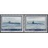 Perú 833/34 1986 75 Aniversario de las Fuerzas Marinas Sumergibles barco ship  MNH