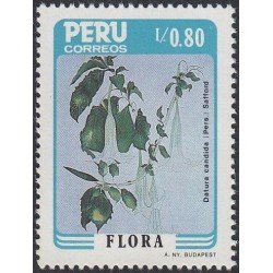 Perú 838 1986 Flora Flores Flowers MNH Perú 838 1986 Flora Flores Flowers MNH